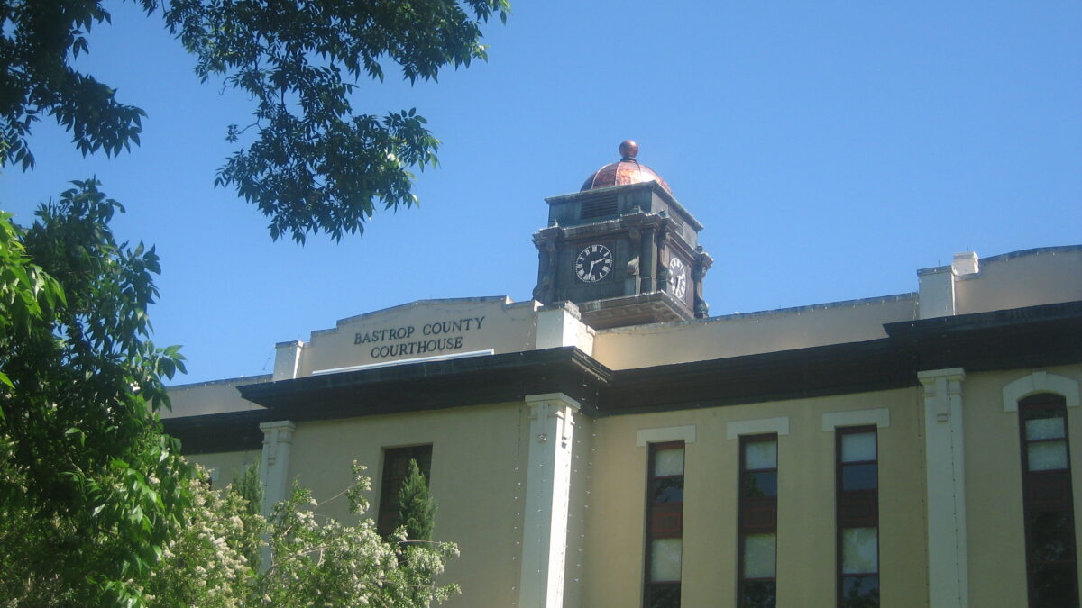 Bastrop County Courthouse in Bastrop Texas