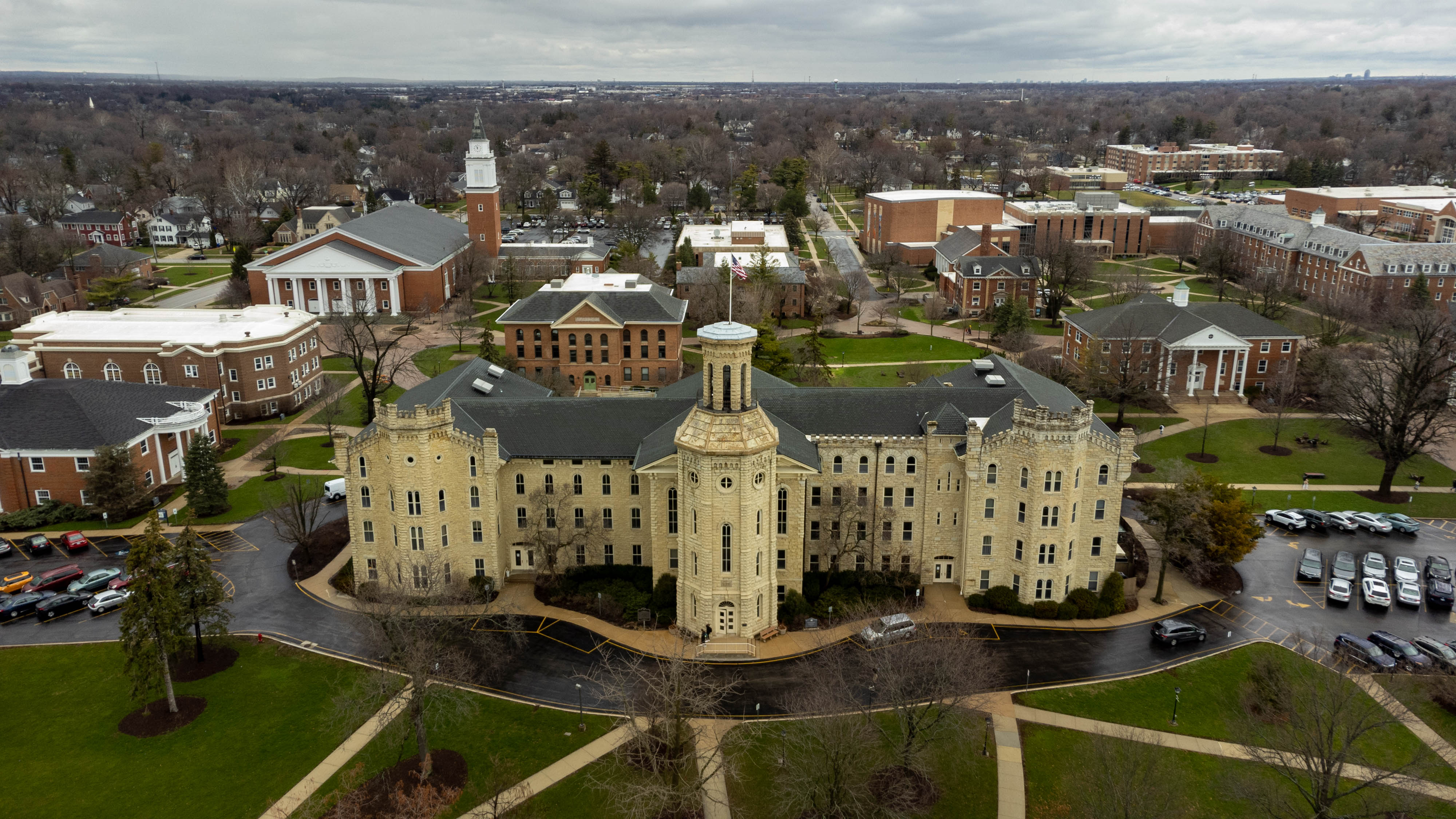 Historical photographic dossier for DuPage County, Illinois: Blanchard Hall Wheaton College.jpg