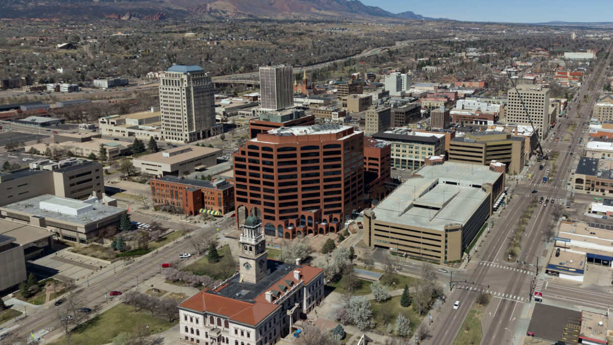 Historical photographic dossier for Colorado Springs, Colorado: Colorado Springs, Colorado