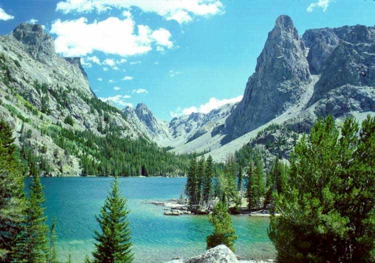 Bridger Teton National Forest Wilderness Drainage Terrain