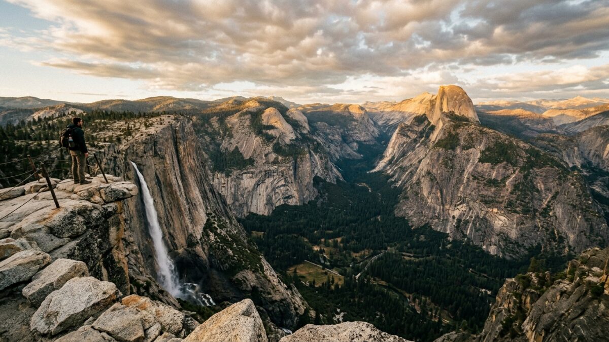 Upper Yosemite Fall trail where George Penca vanished