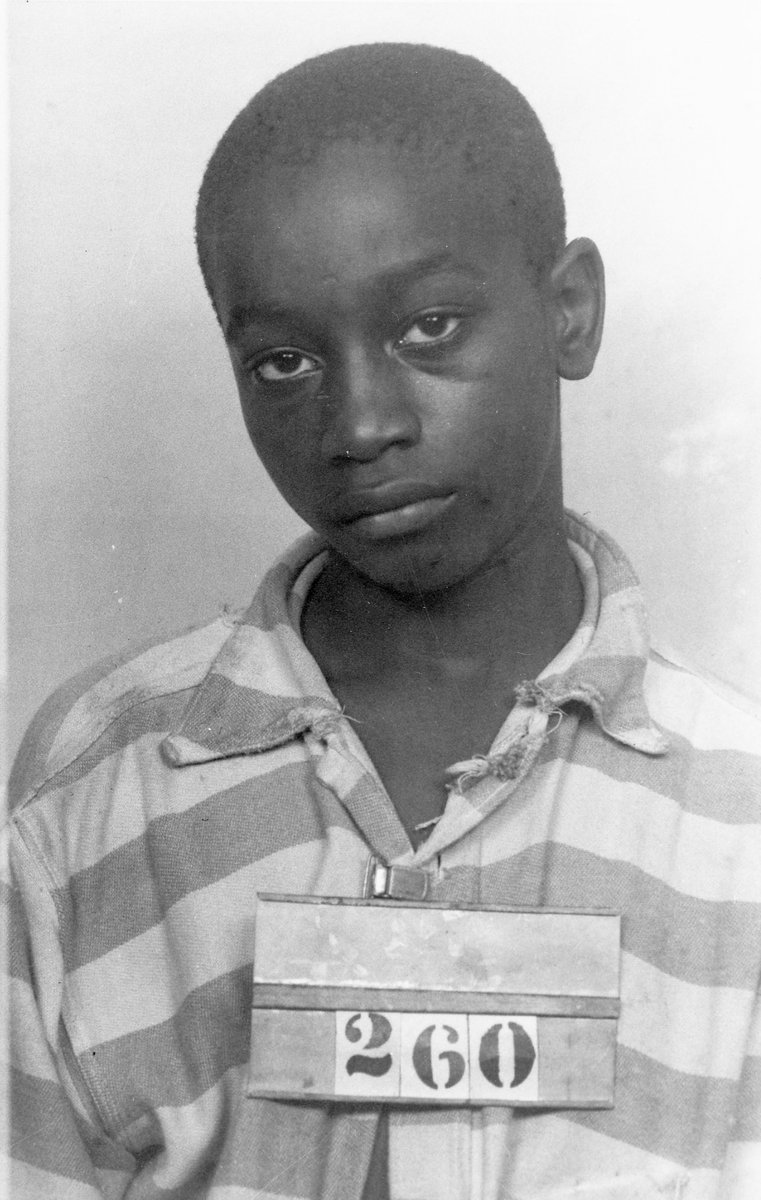 George Stinney Jr exoneration booking mugshot 1944 South Carolina