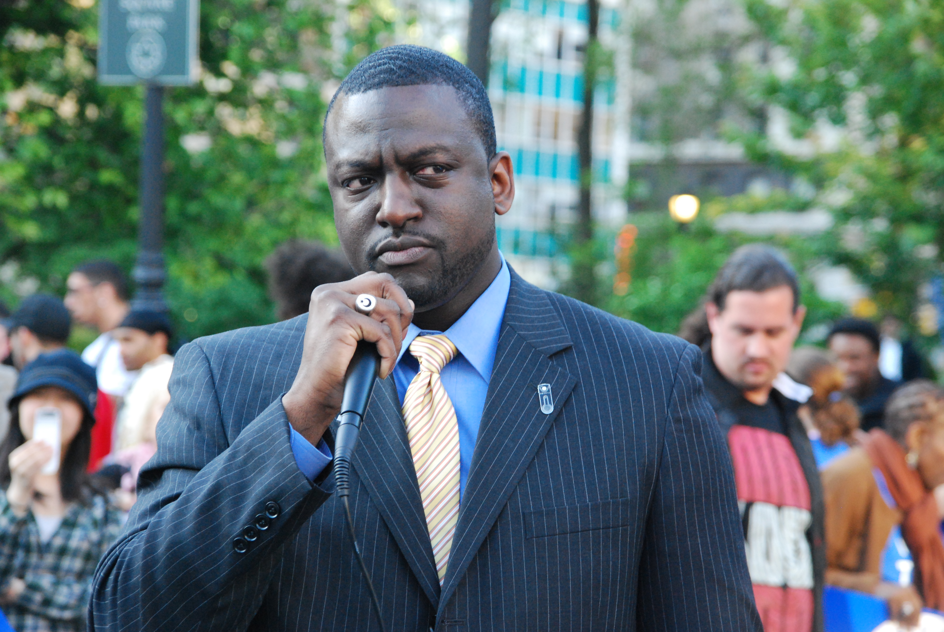 Historical photographic dossier for Central Park jogger case: NLN Yusef Salaam.jpg