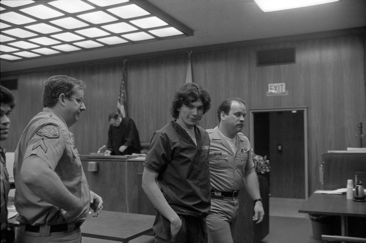 Richard Ramirez Escorted by Sheriffs from Los Angeles Courtroom